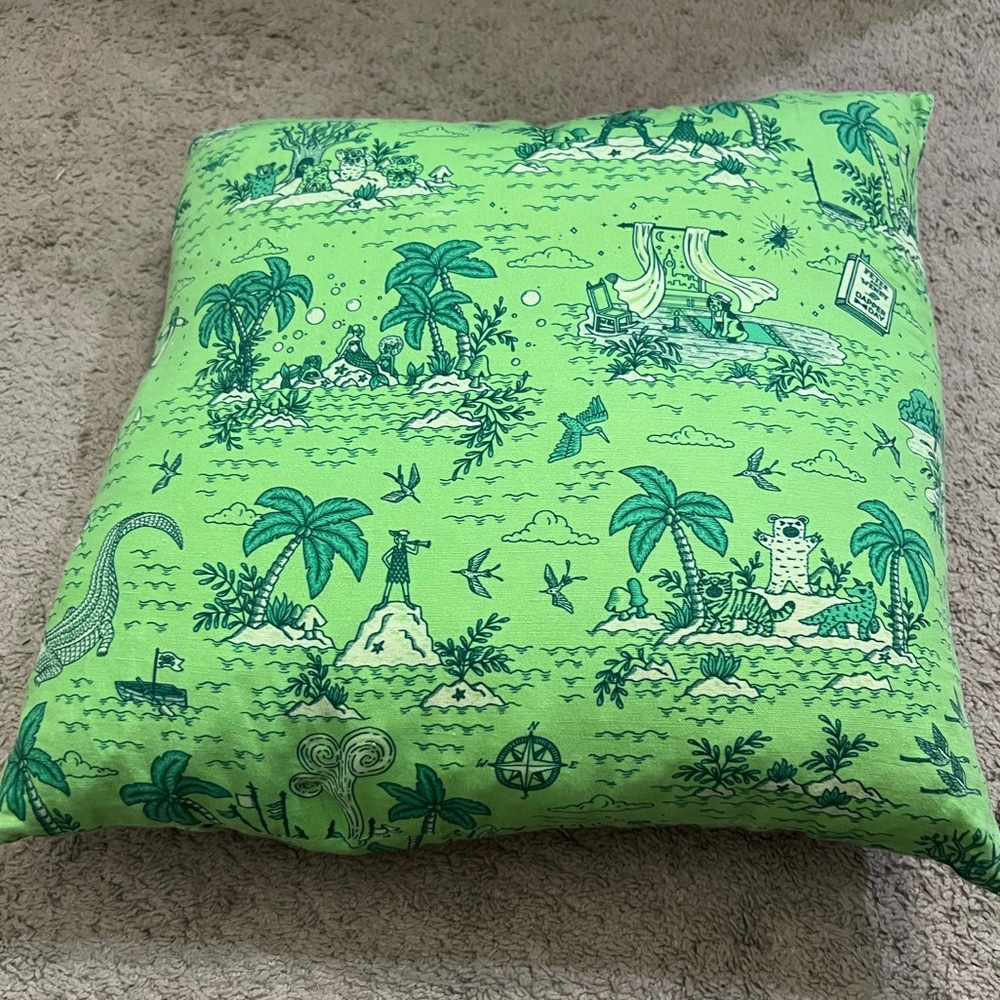 Peter Pan Dapper Day Print Down Pillow - Picture 2 of 2